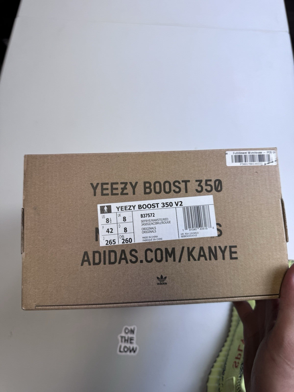 Adidas Yeezy Boost 350 V2 Semi Frozen Yellow
