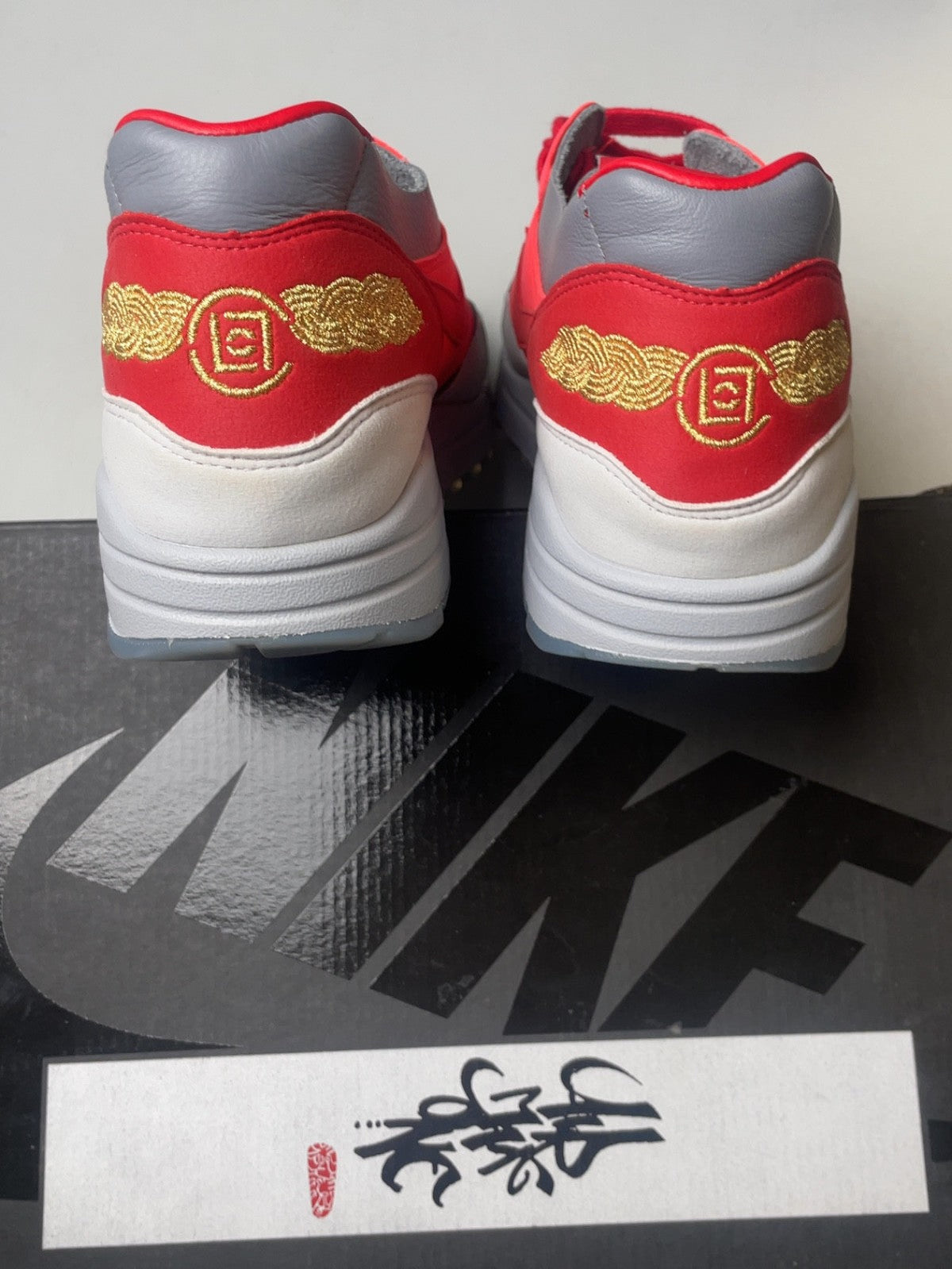 Nike Air Max 1 CLOT Kiss of Death Solar Red (USED)