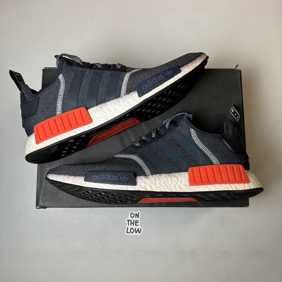 Adidas NMD R1 Grey Red (USED)