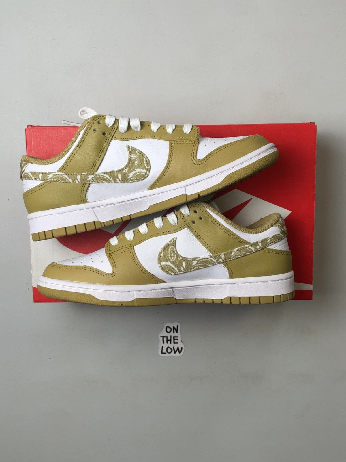 Nike Dunk Low Essential Paisley Pack Barley (USED)