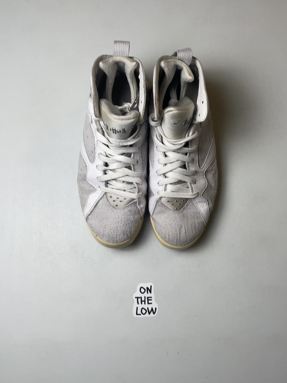 Nike Air Jordan 7 Retro Pure Platinum White Silver (USED)