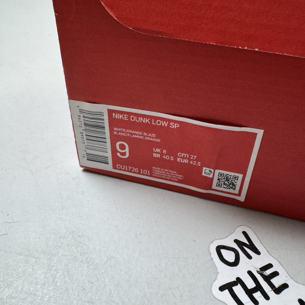 Nike Dunk Low SP Syracuse 2020 (USED)