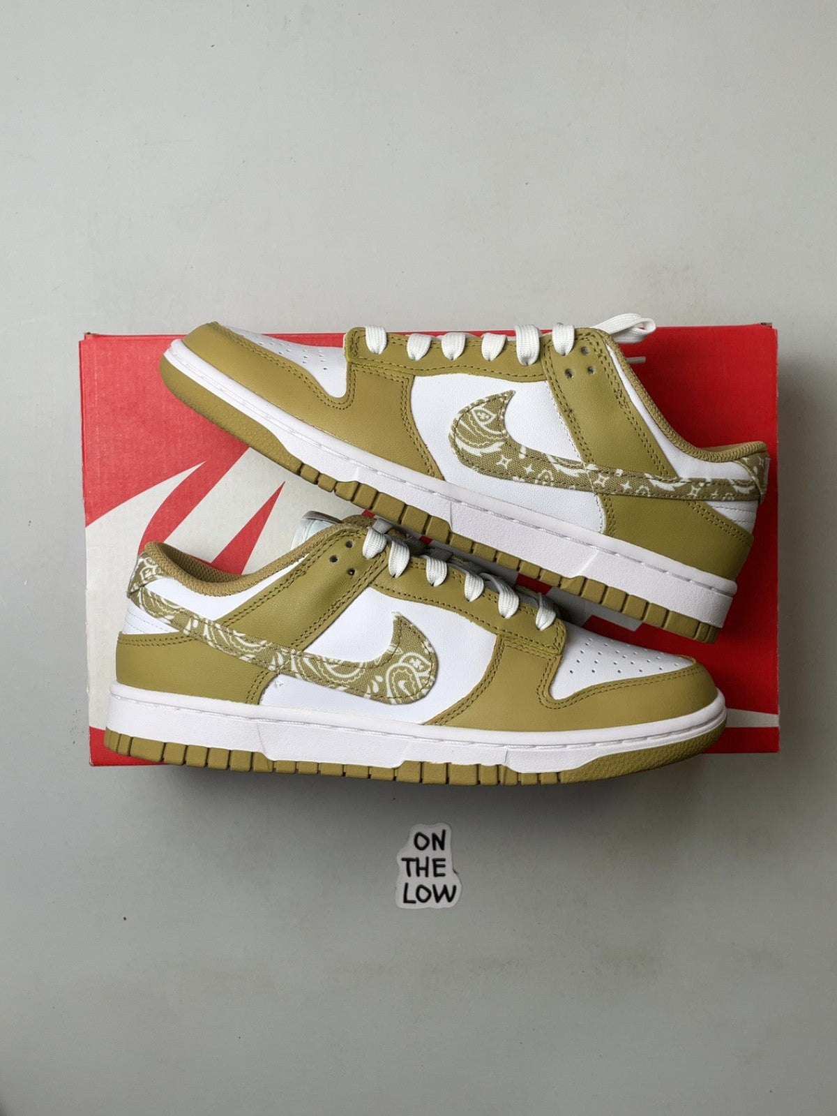 Nike Dunk Low Essential Paisley Pack Barley (USED)