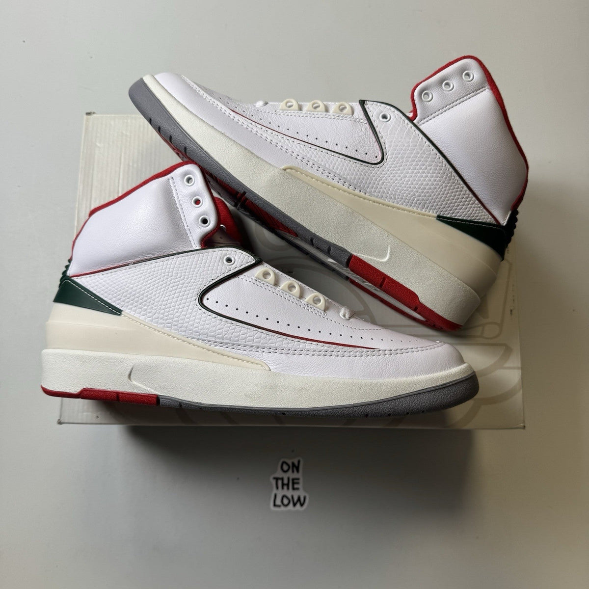Nike Air Jordan 2 Retro Origins White Fire Red