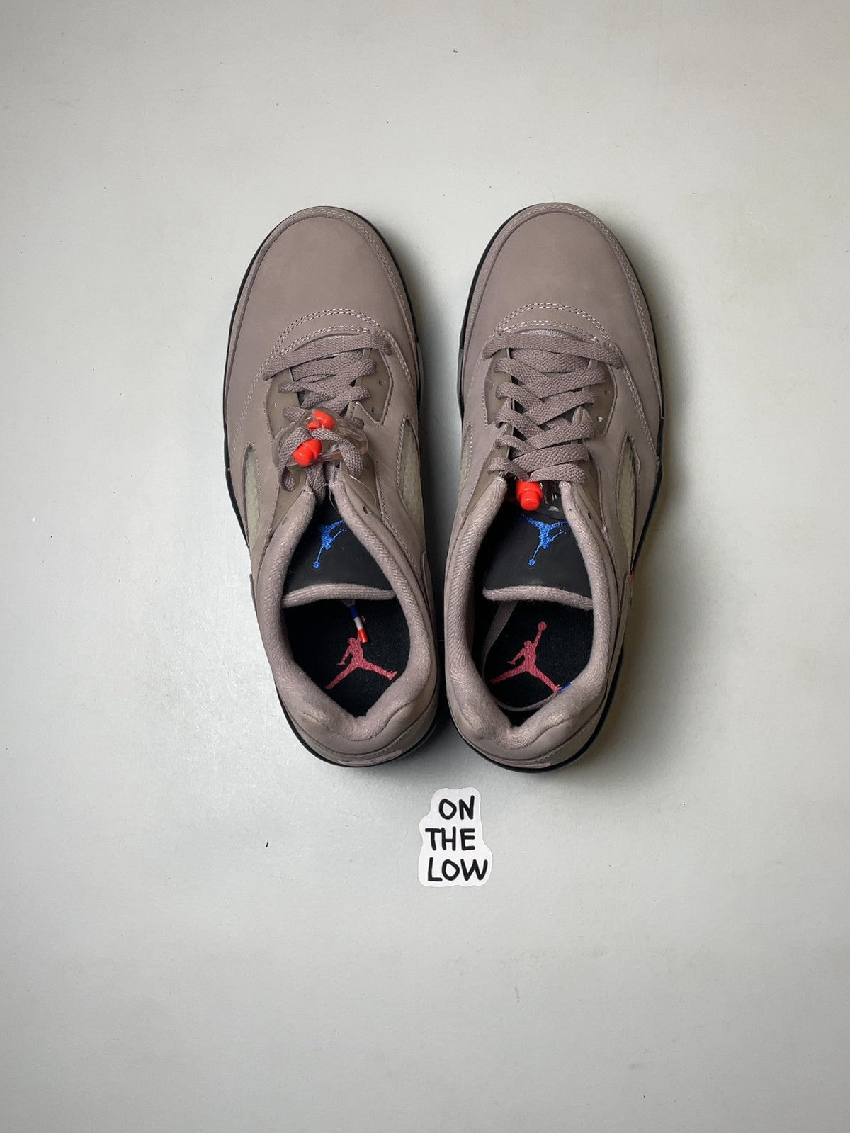 Jordan x PSG 5 Retro Low 'Paname' Brown 5 Mens