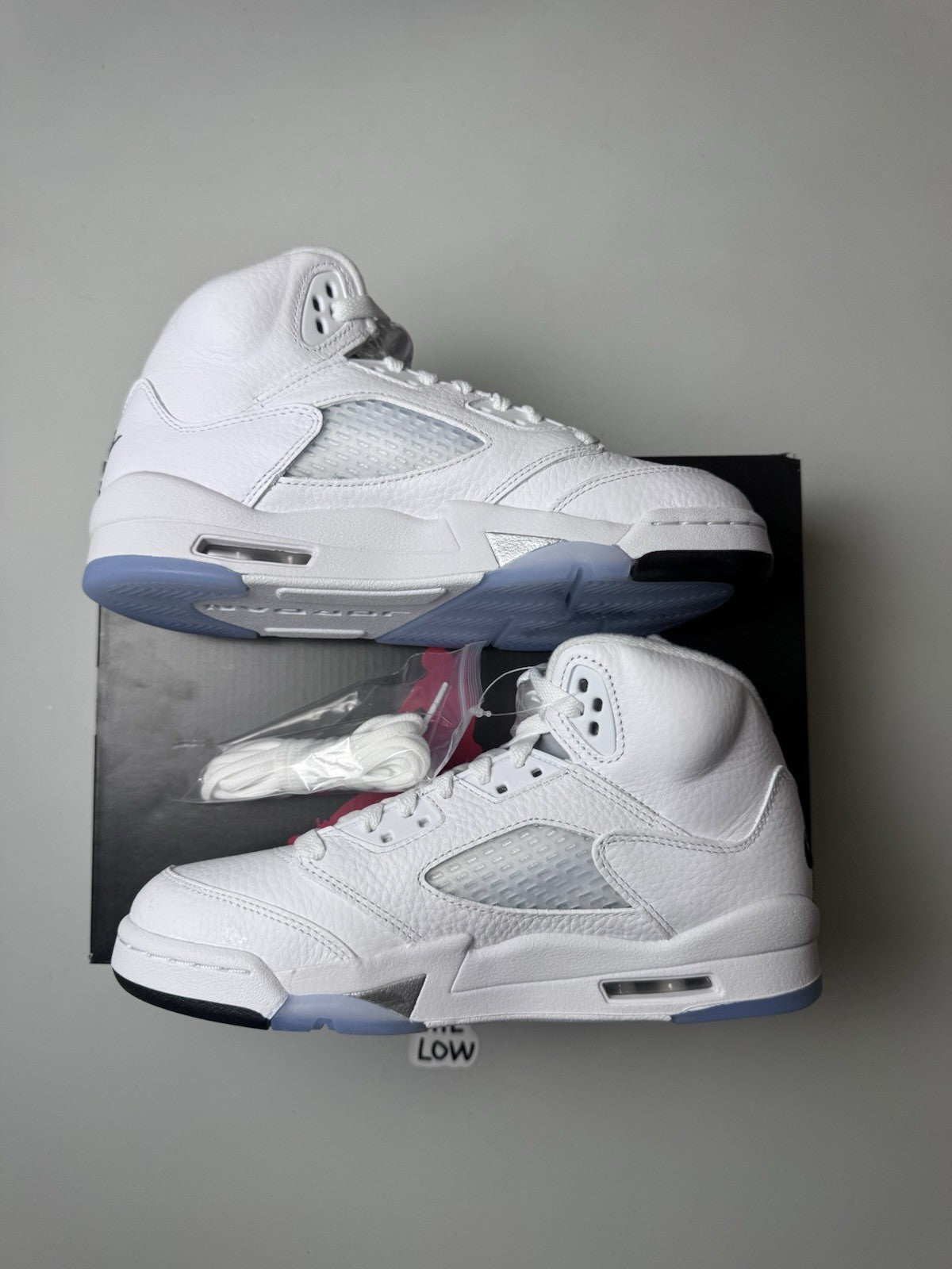 Nike Air Jordan 5 Retro White Metallic Silver 2026 GS