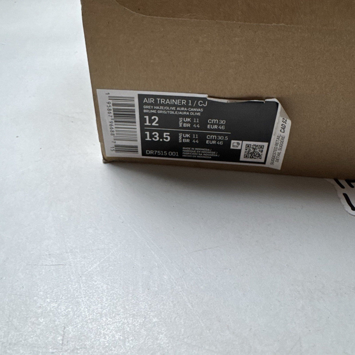 Nike Air Trainer 1 SP Travis Scott Grey Haze (USED)