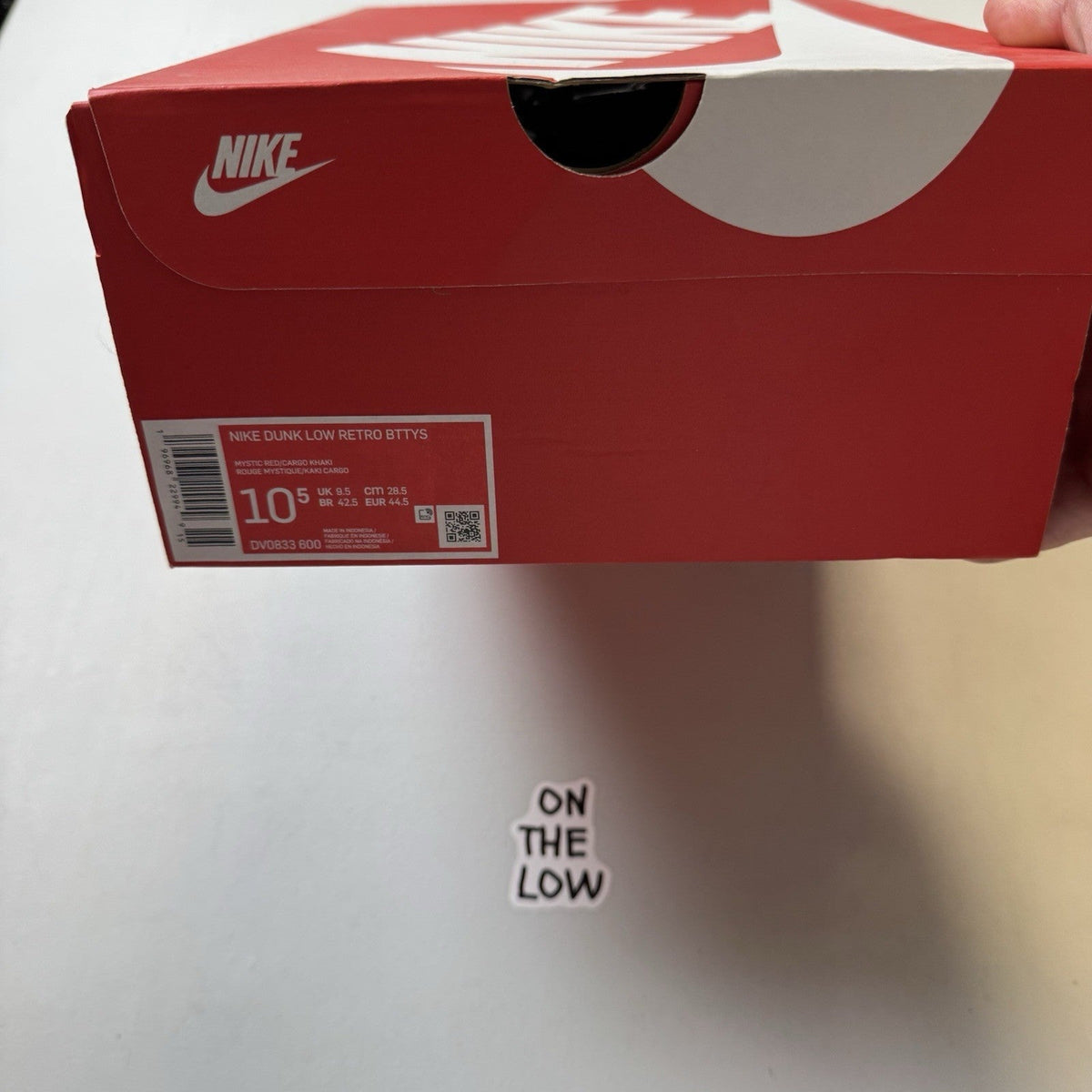Nike Dunk Low Mystic Red Cargo Khaki