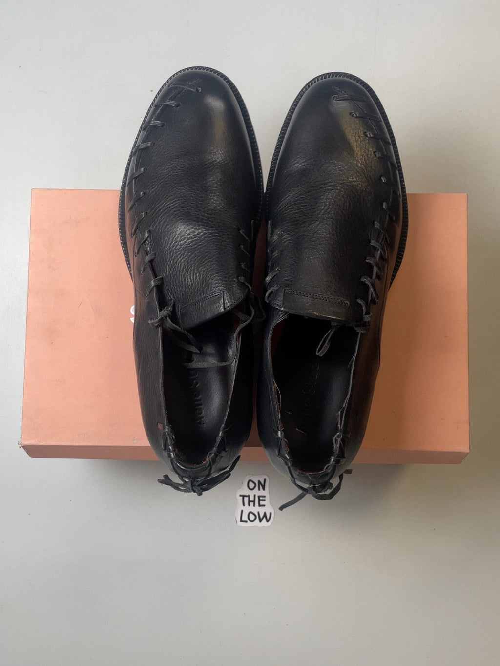 Acne Studios Leather Anthony Derbys (USED)