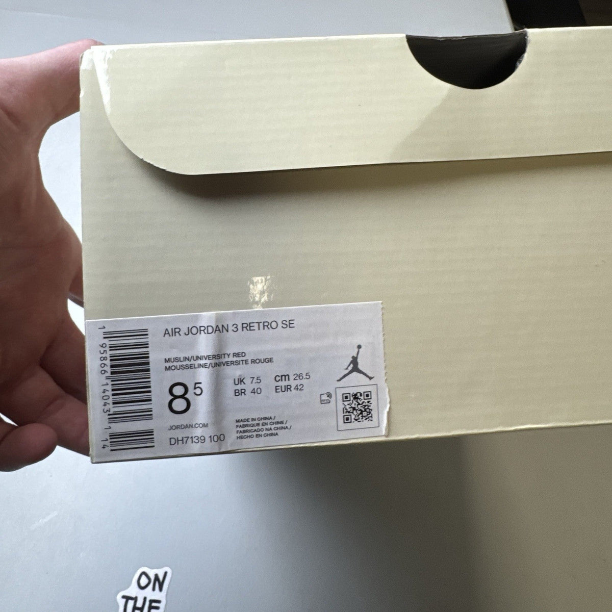 Nike Air Jordan 3 Retro SE Muslin (USED)