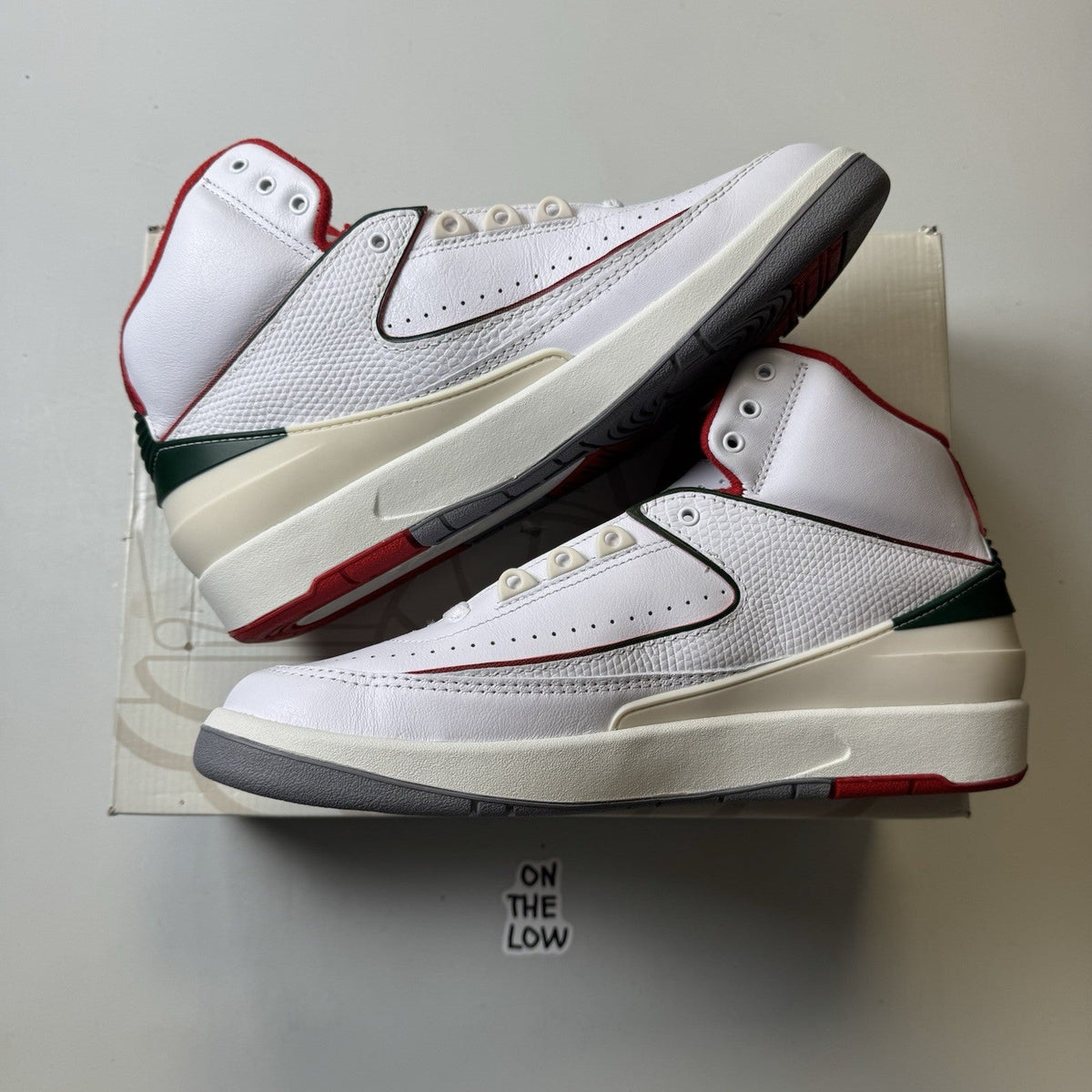 Nike Air Jordan 2 Retro Origins White Fire Red