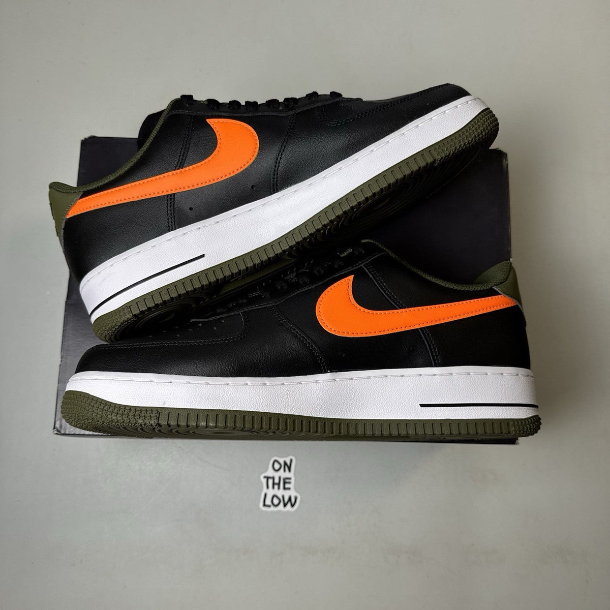 Nike Air Force 1 Low Hoops Black University Gold