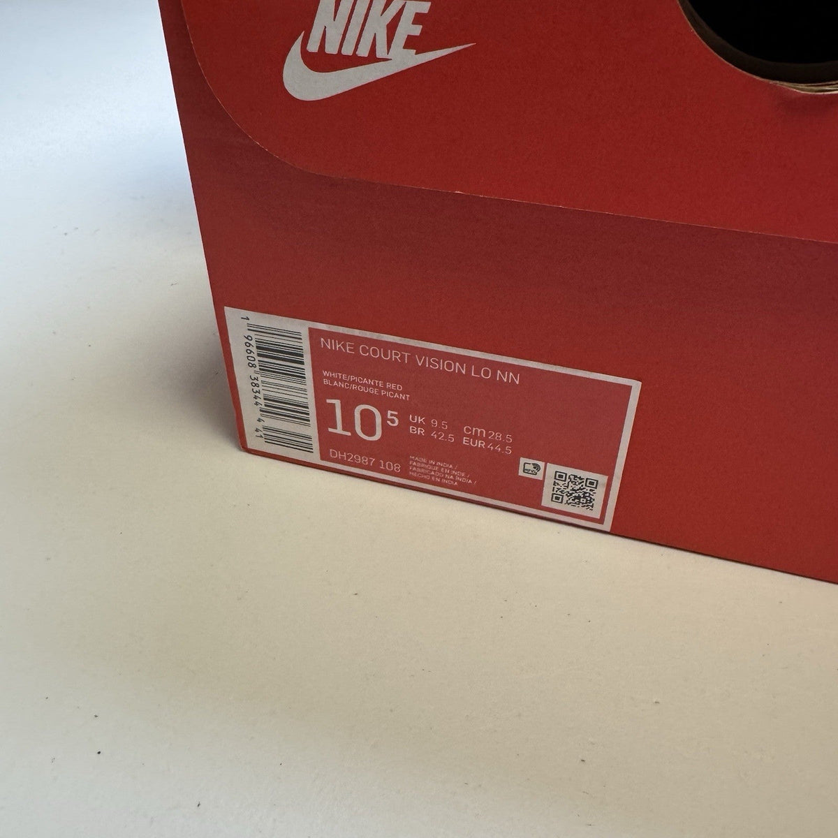 Nike Court Vision Low Next Nature Picante Red