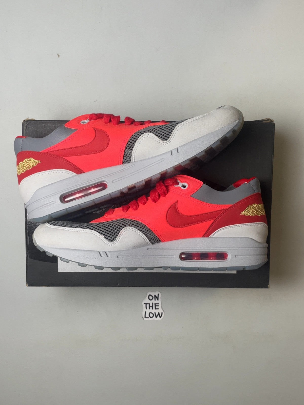Nike Air Max 1 CLOT Kiss of Death Solar Red (USED)