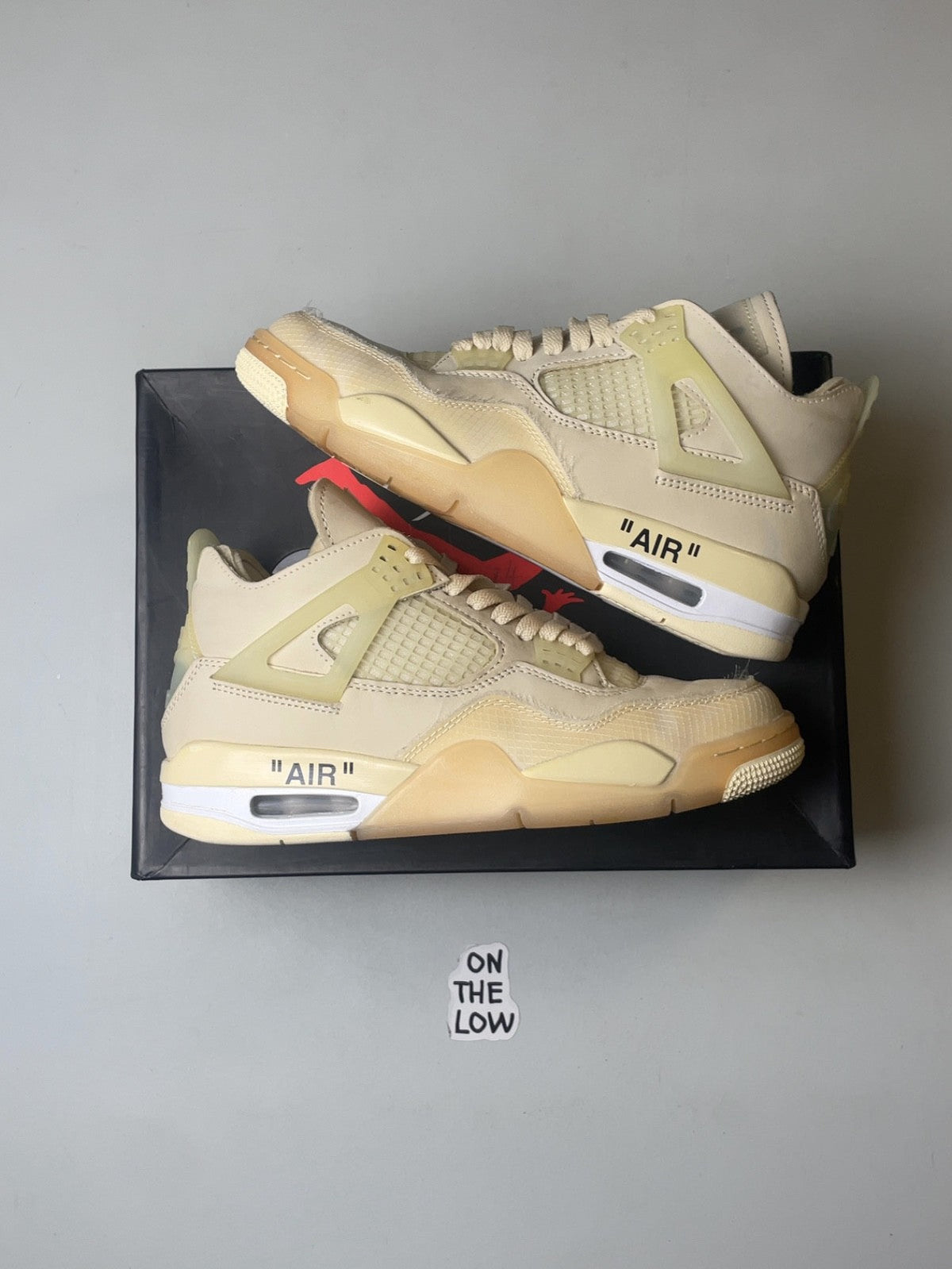 Air Jordan 4 Retro Off-White Sail (Women's) (USED)