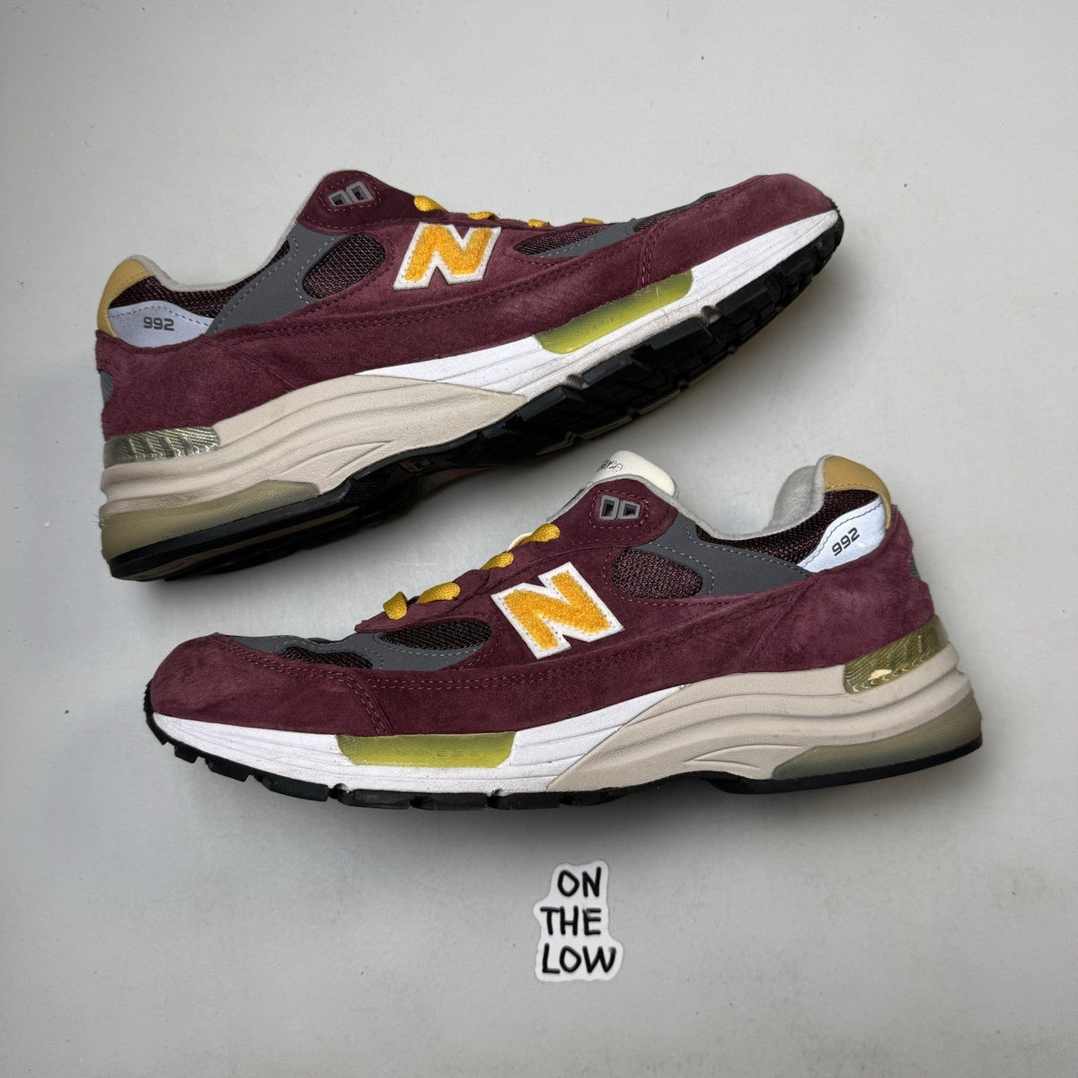 New Balance 992 Burgundy Gold (USED)
