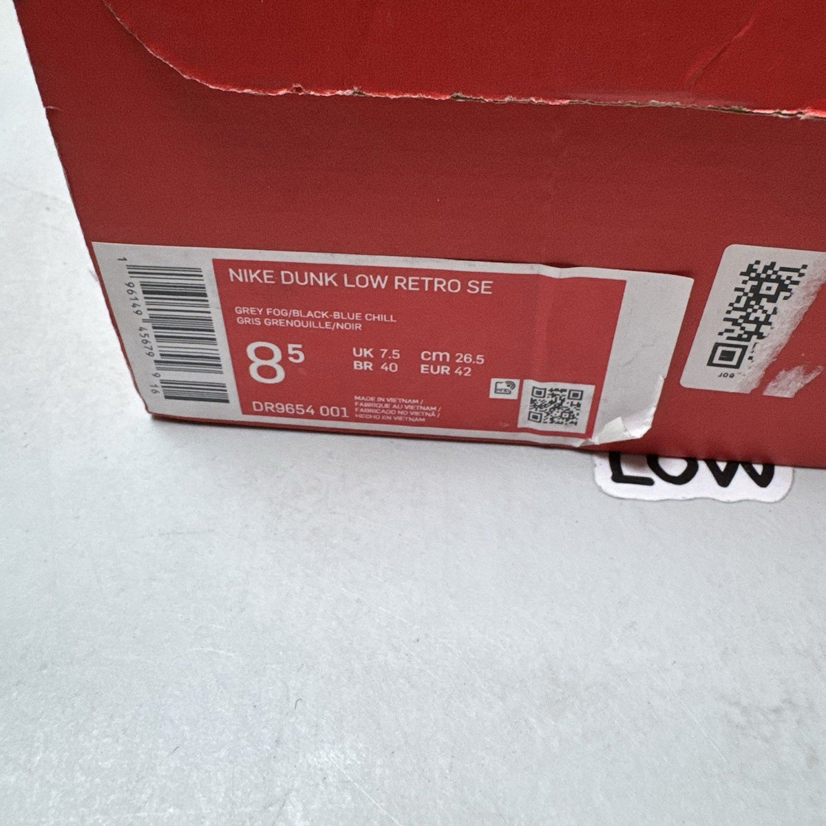 Nike Dunk Low SE Lottery Pack Grey Fog (USED)