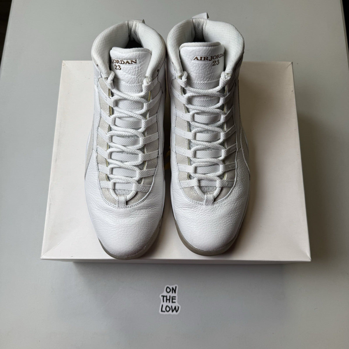 Nike Air Jordan 10 x Drake OVO White Gold (USED)