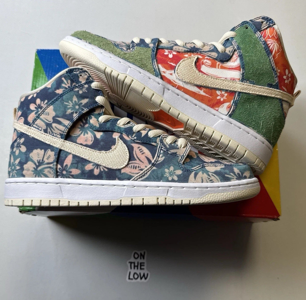Nike Dunk SB High Maui Wowie Hawaii Floral Tear Away (USED)