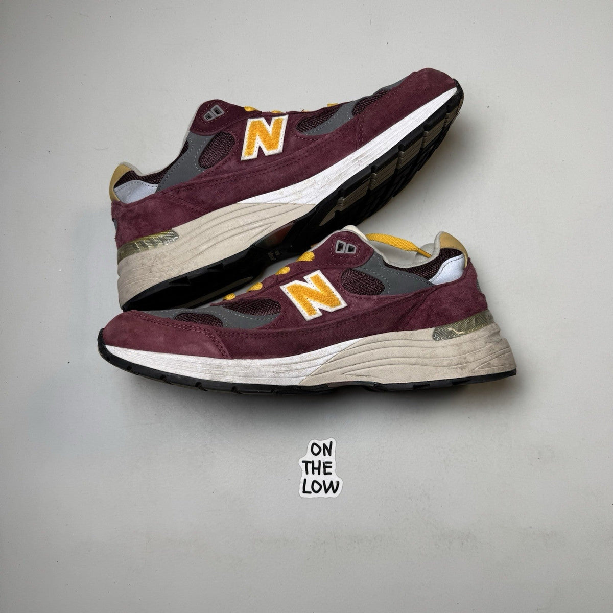 New Balance 992 Burgundy Gold (USED)