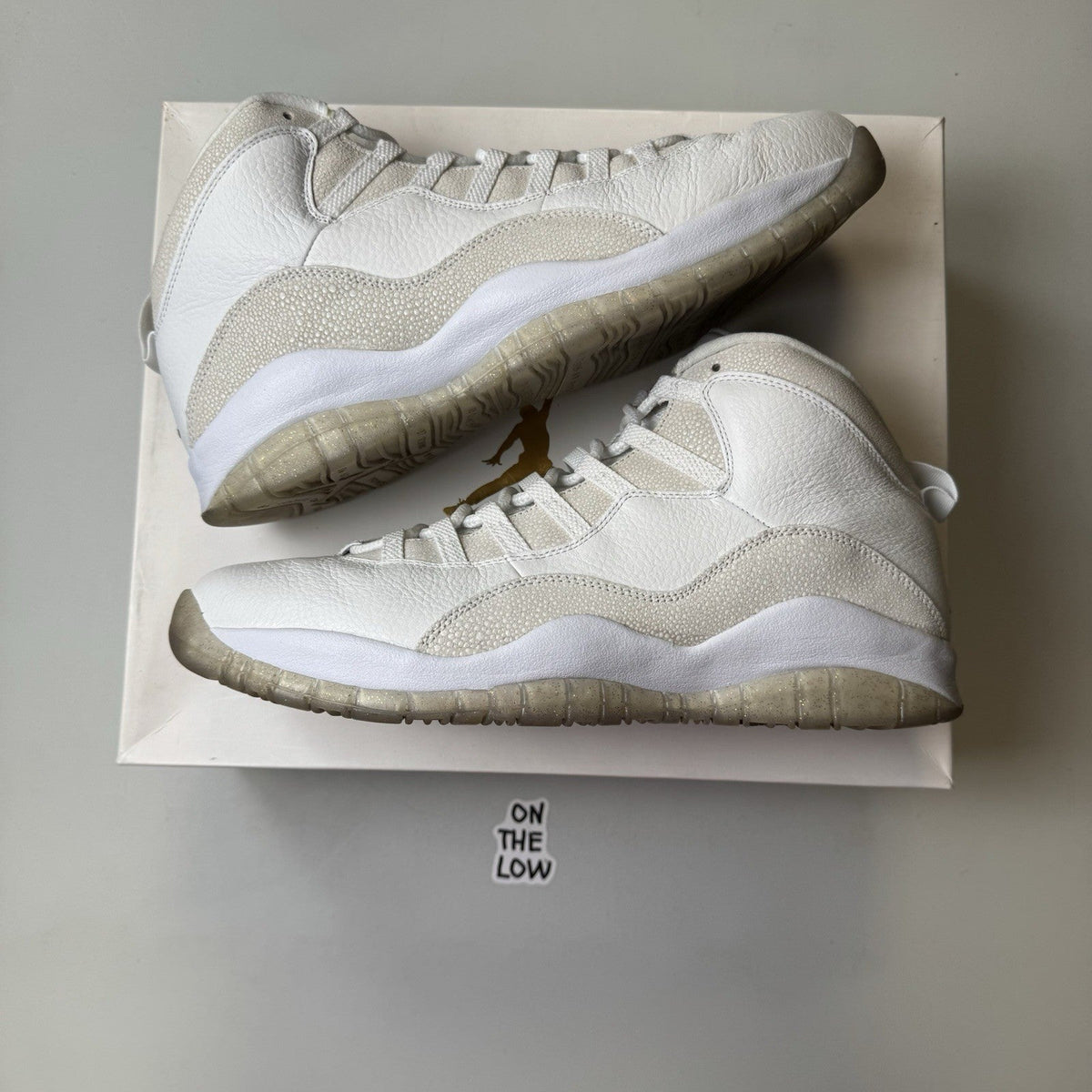 Nike Air Jordan 10 x Drake OVO White Gold (USED)