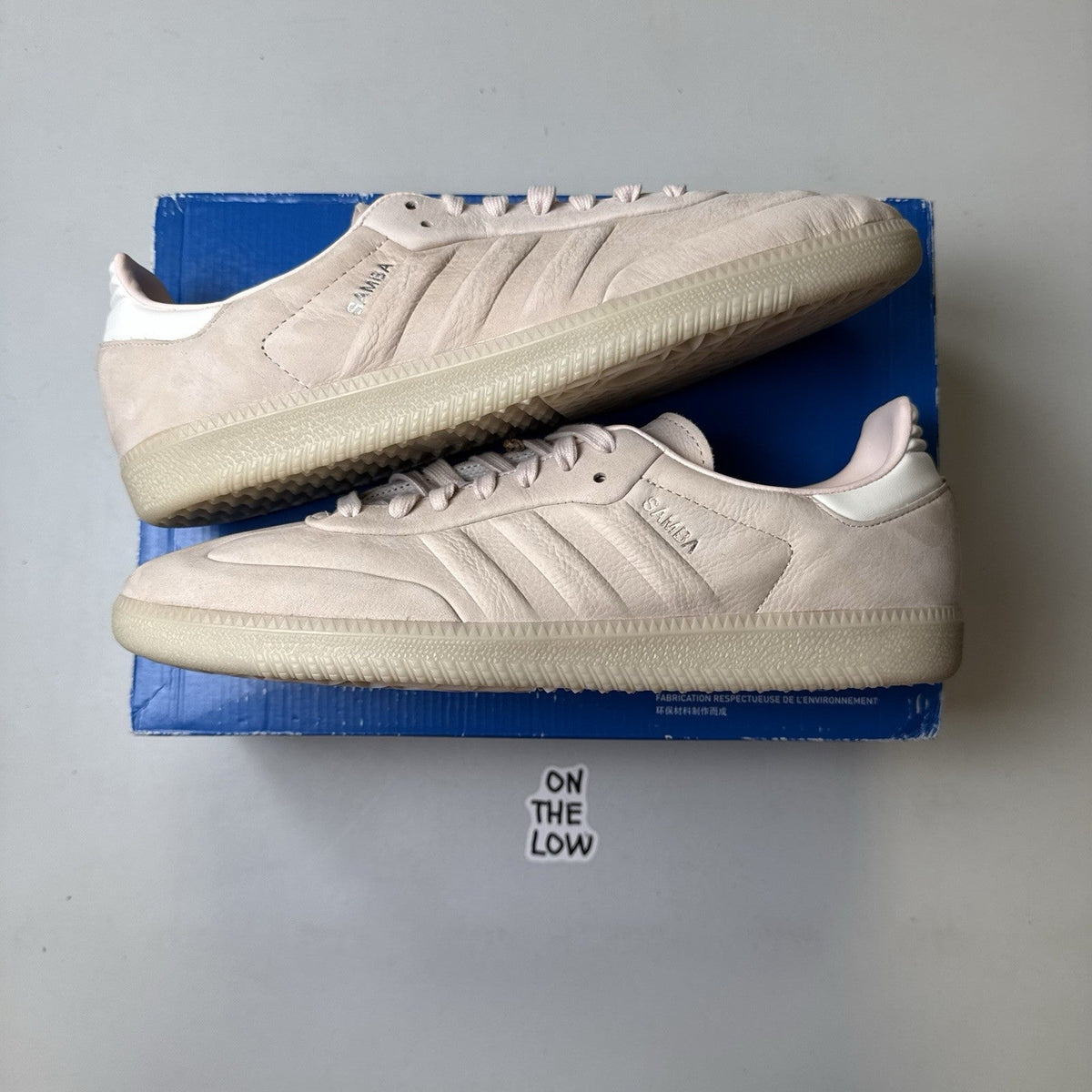 Adidas Men's Samba Pink Leather Wonder Quartz