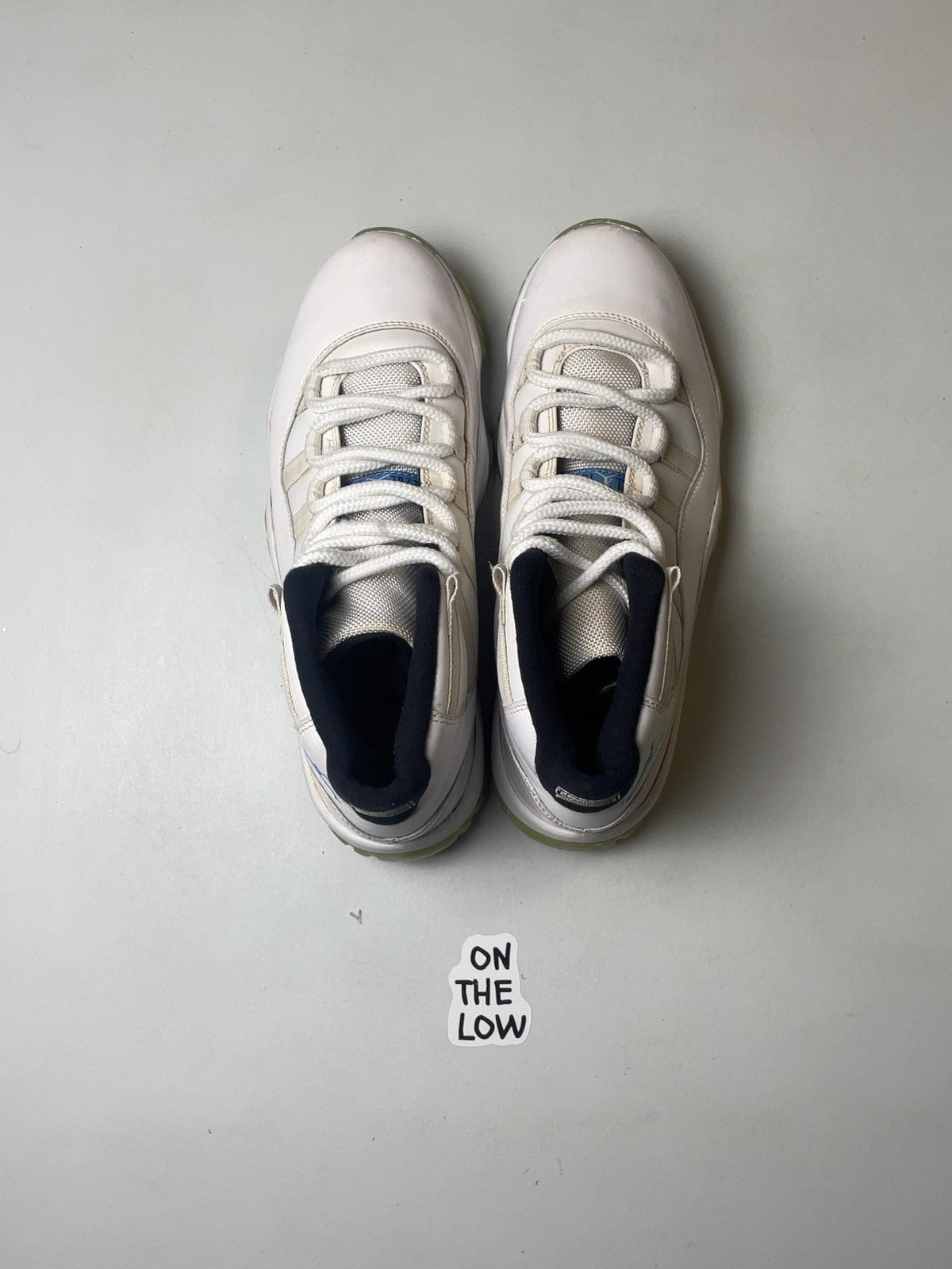 Nike Air Jordan 11 Retro Legend Blue 2014 White Columbia (USED)