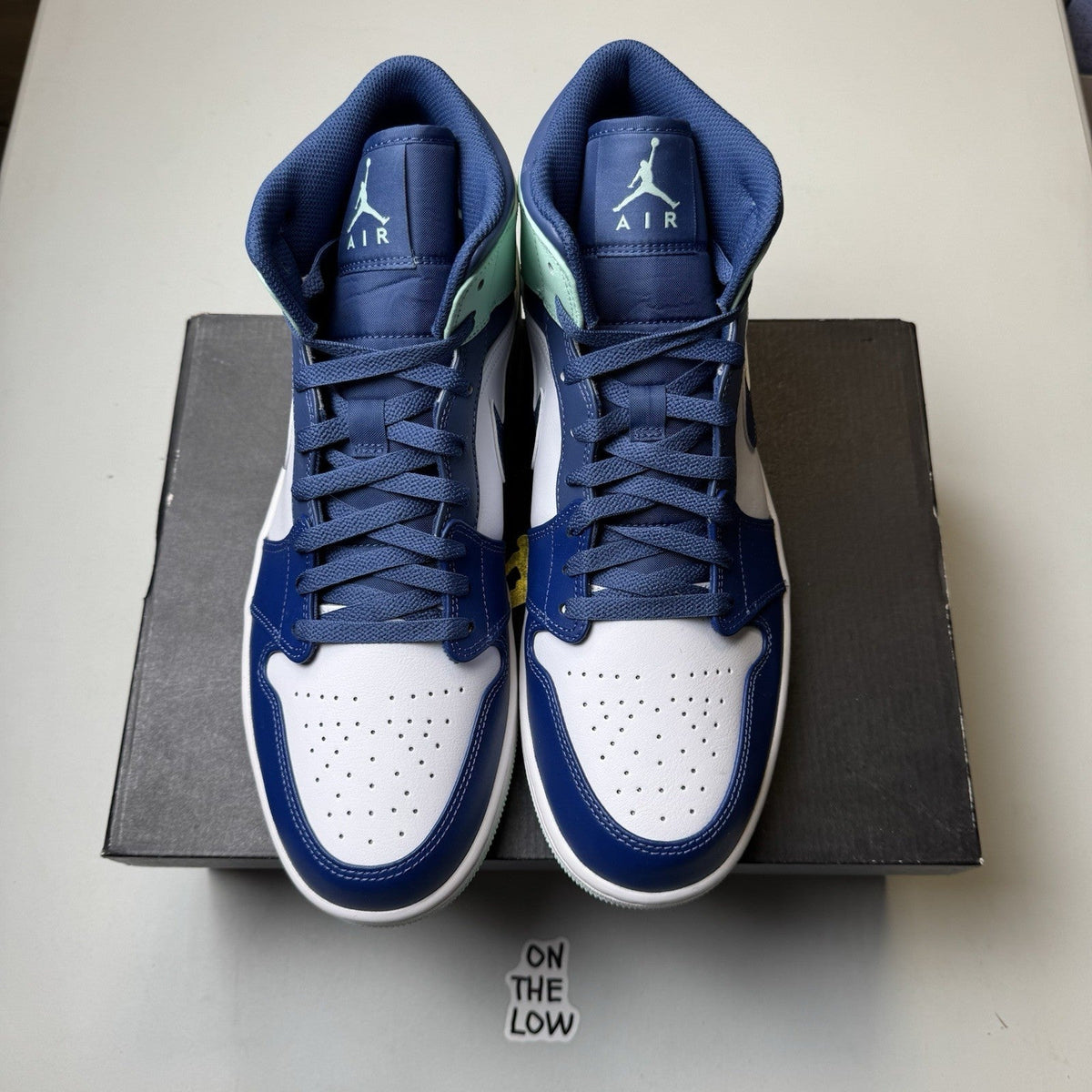 Nike Jordan 1 Mid Mystic Navy Mint Foam