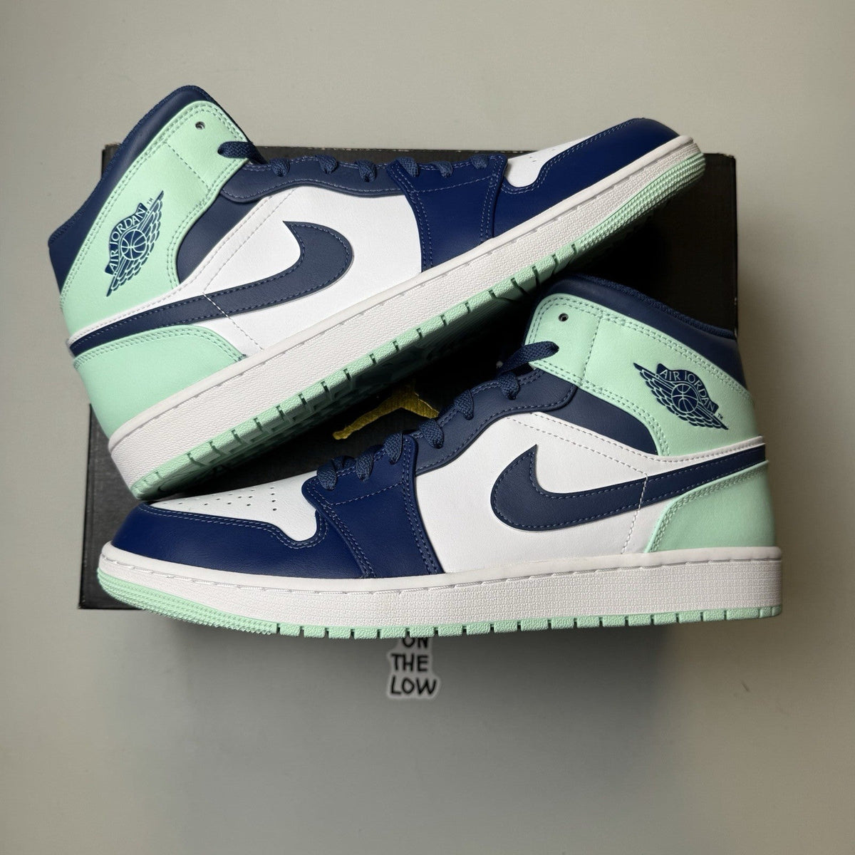 Nike Jordan 1 Mid Mystic Navy Mint Foam