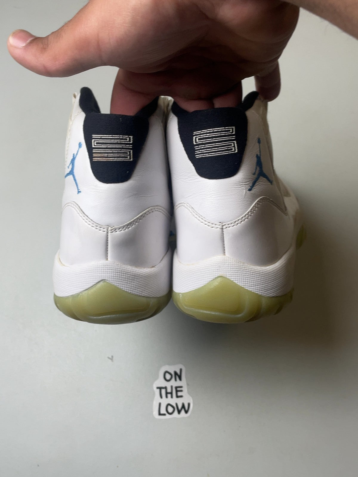 Nike Air Jordan 11 Retro Legend Blue 2014 White Columbia (USED)