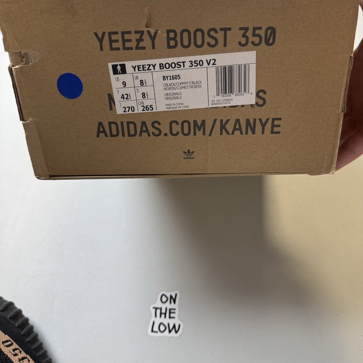 Adidas Yeezy Boost 350 V2 Core Black Copper (USED)