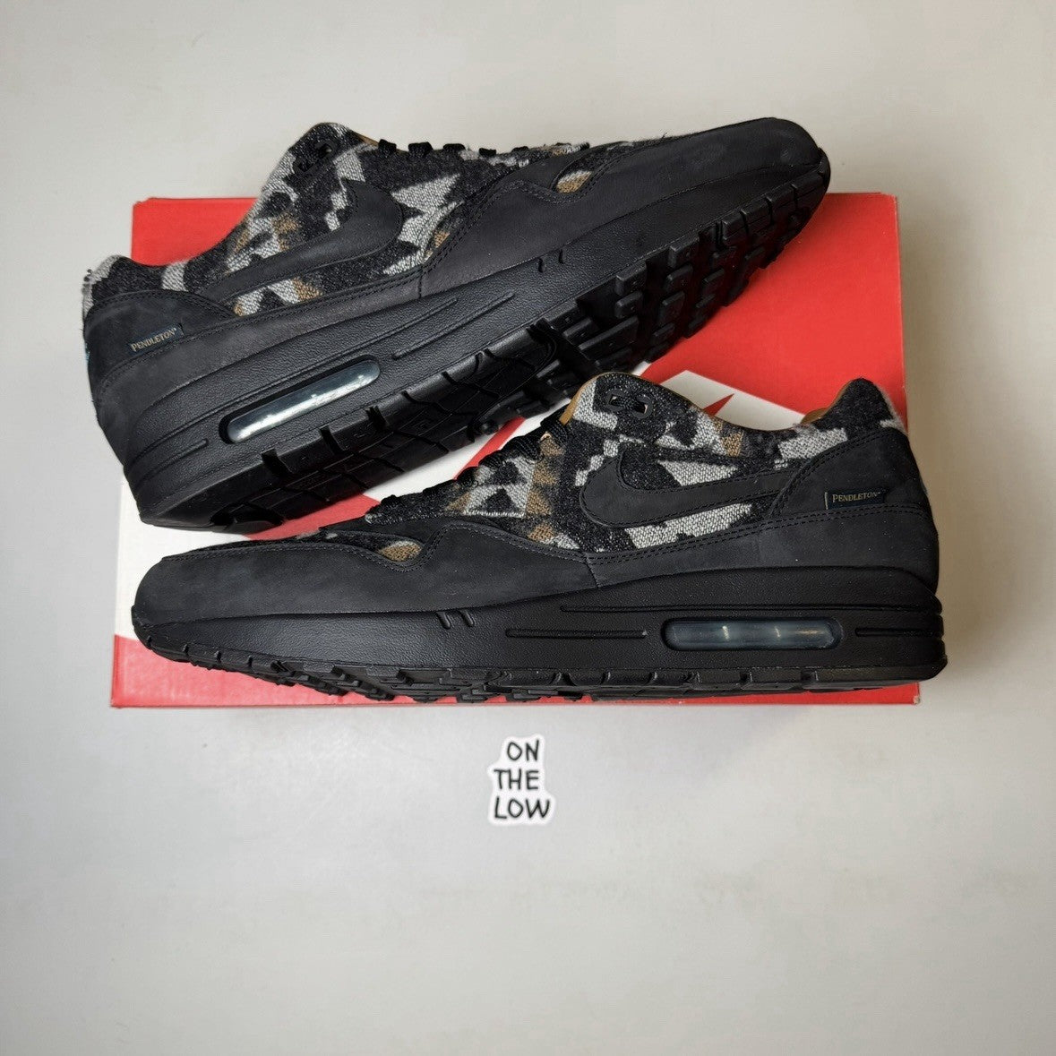 Nike Air Max 1 QS Pendleton Black Grey