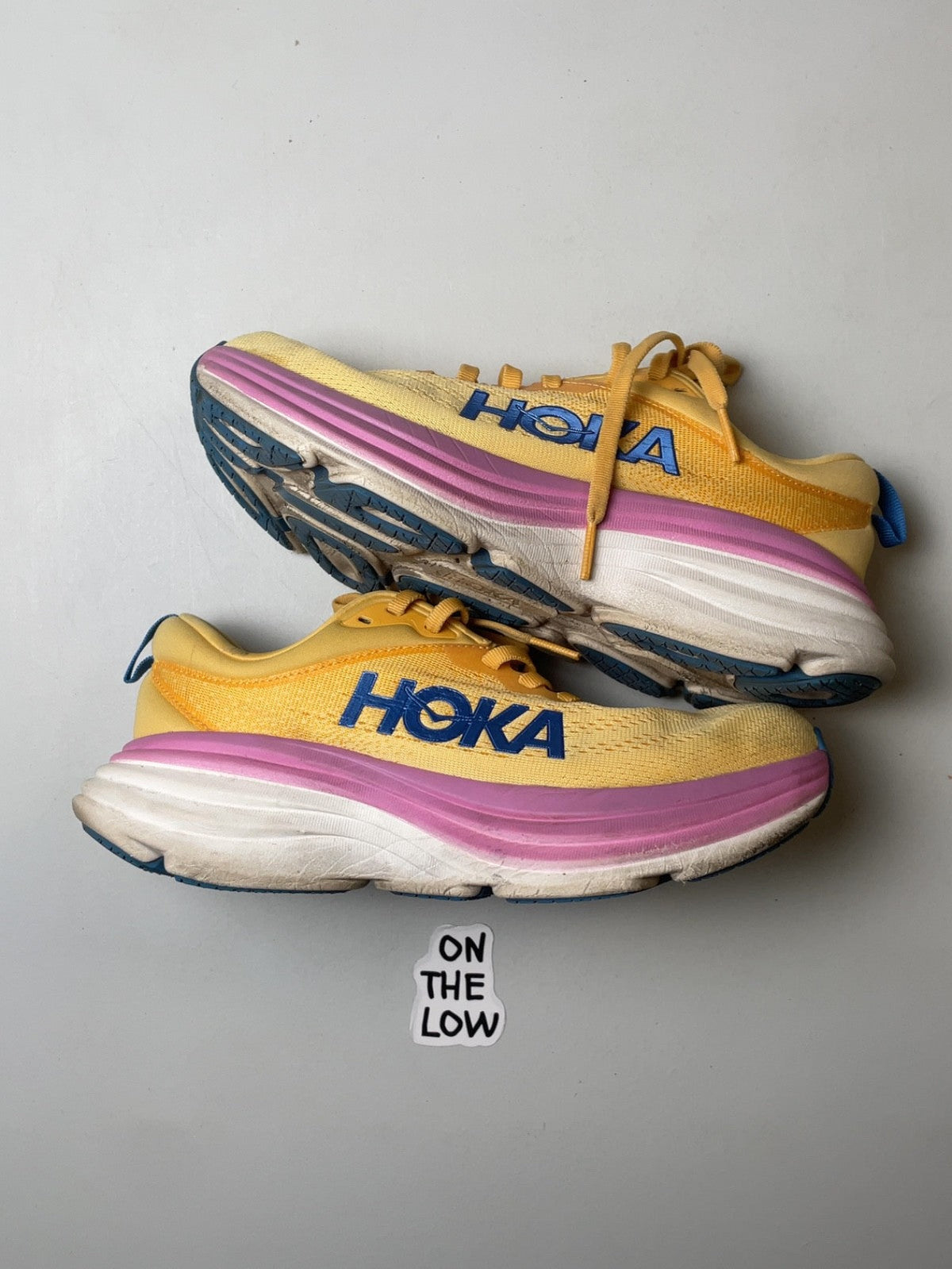 HOKA - Project Clifton Desert Sun / Burnt Ochre Running Shoes (USED)