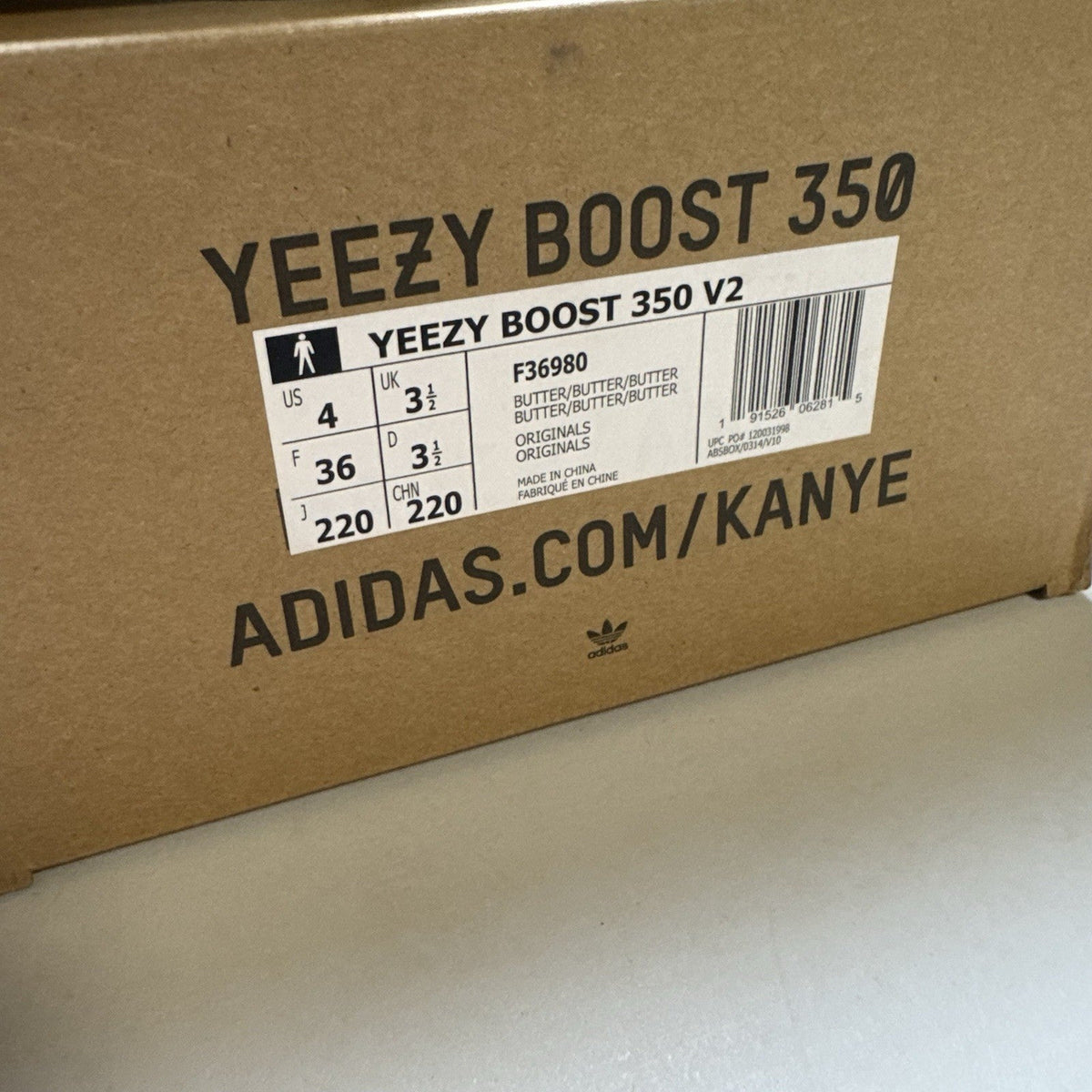 Adidas Yeezy Boost 350 V2 Butter (USED)