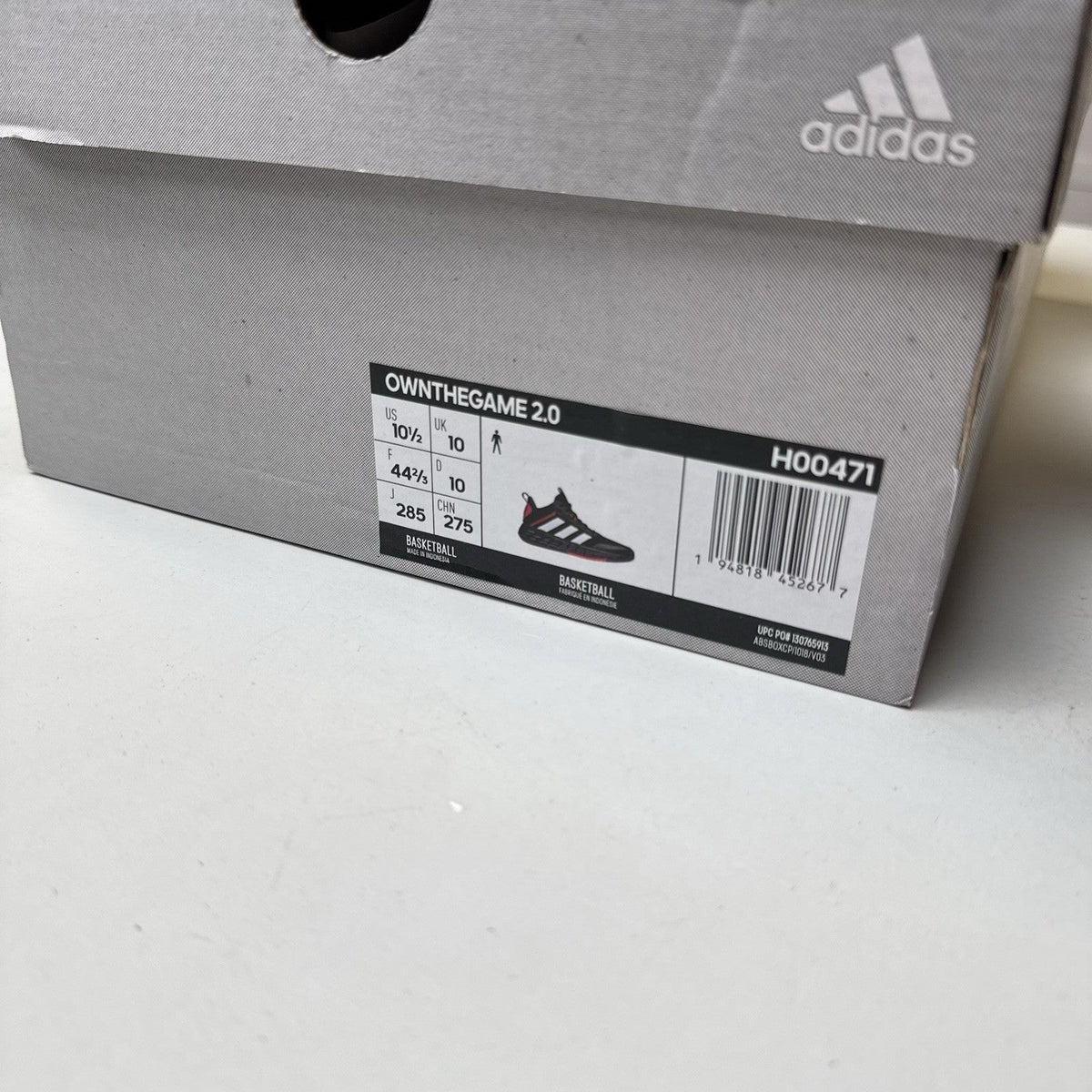 Adidas Ownthegame Core Black Cloud White Carbon