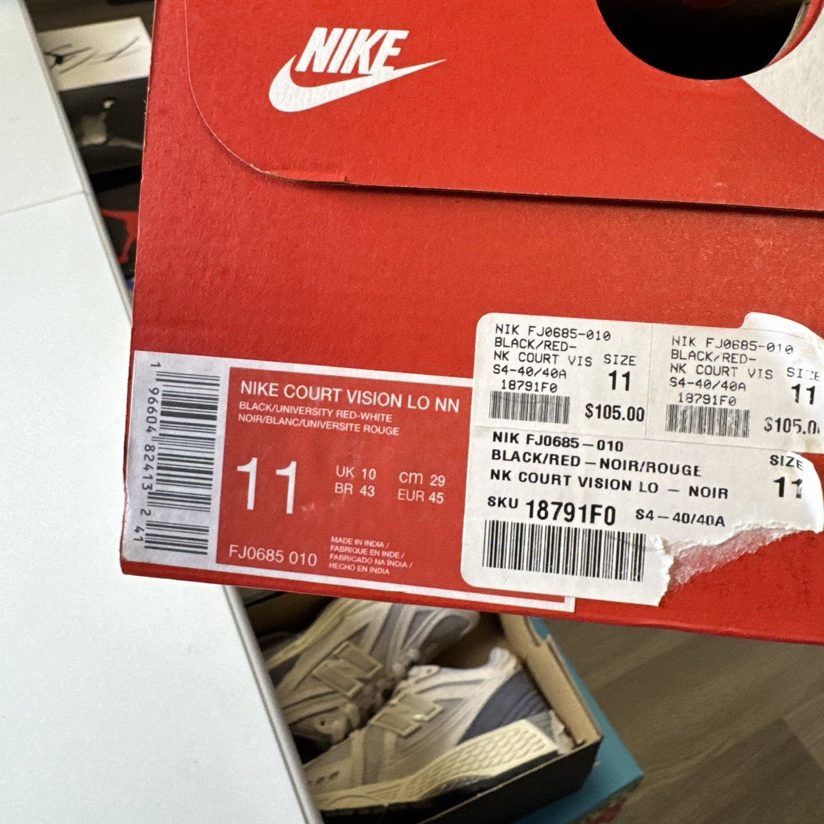 Nike Court Vision Low Next Nature Bred