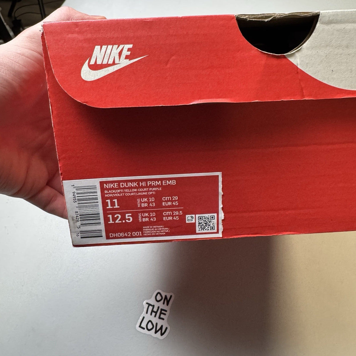 Nike Dunk High Lakers EMB (USED)