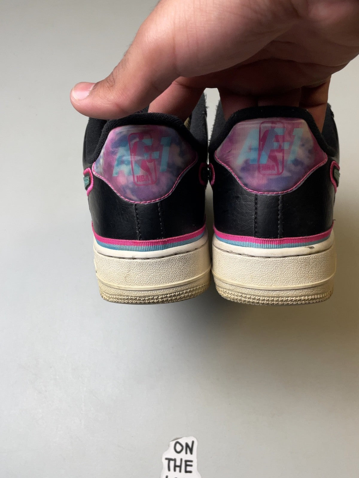 Nike Air Force 1 Low Sport NBA Blue Gale Laser Fuchsia (USED)
