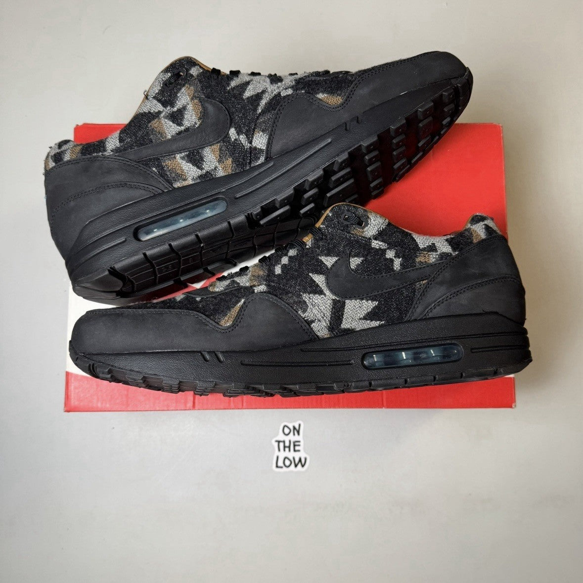 Nike Air Max 1 QS Pendleton Black Grey