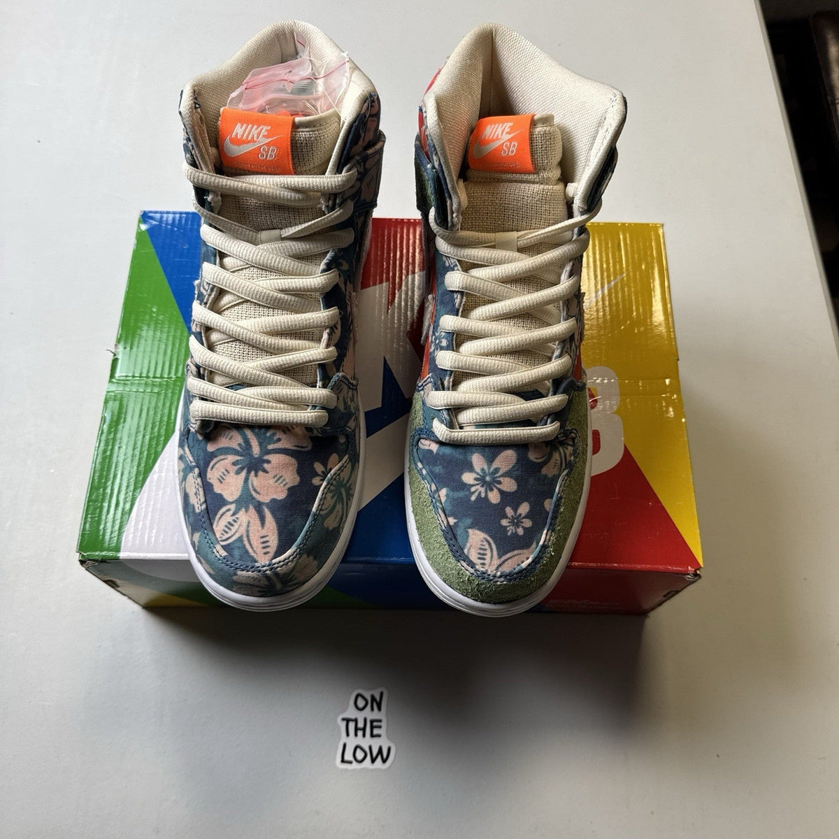 Nike Dunk SB High Maui Wowie Hawaii Floral Tear Away (USED)