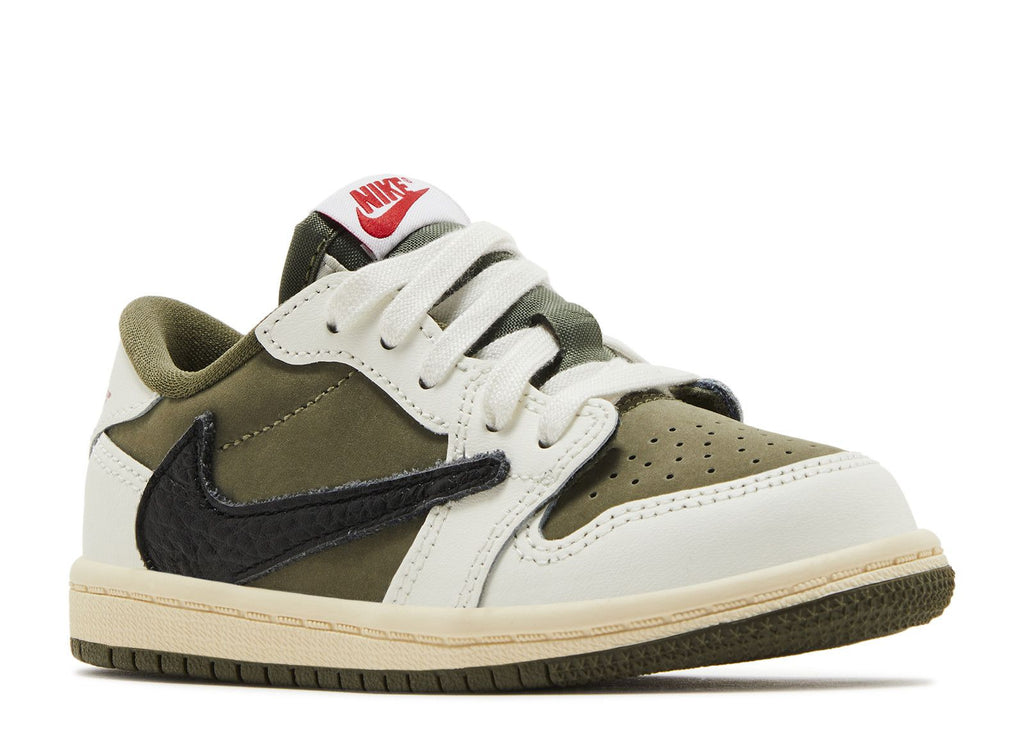Travis Scott X Air Jordan 1 Low 'Medium Olive" TD/PS DO5442 200