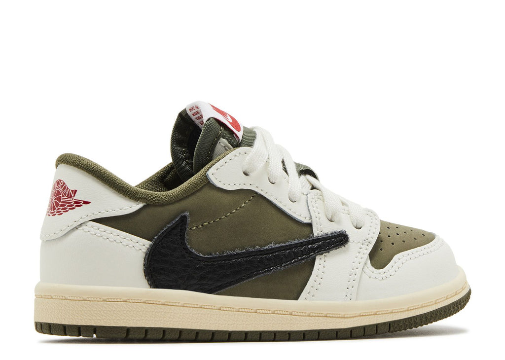 Travis Scott X Air Jordan 1 Low 'Medium Olive" TD/PS DO5442 200