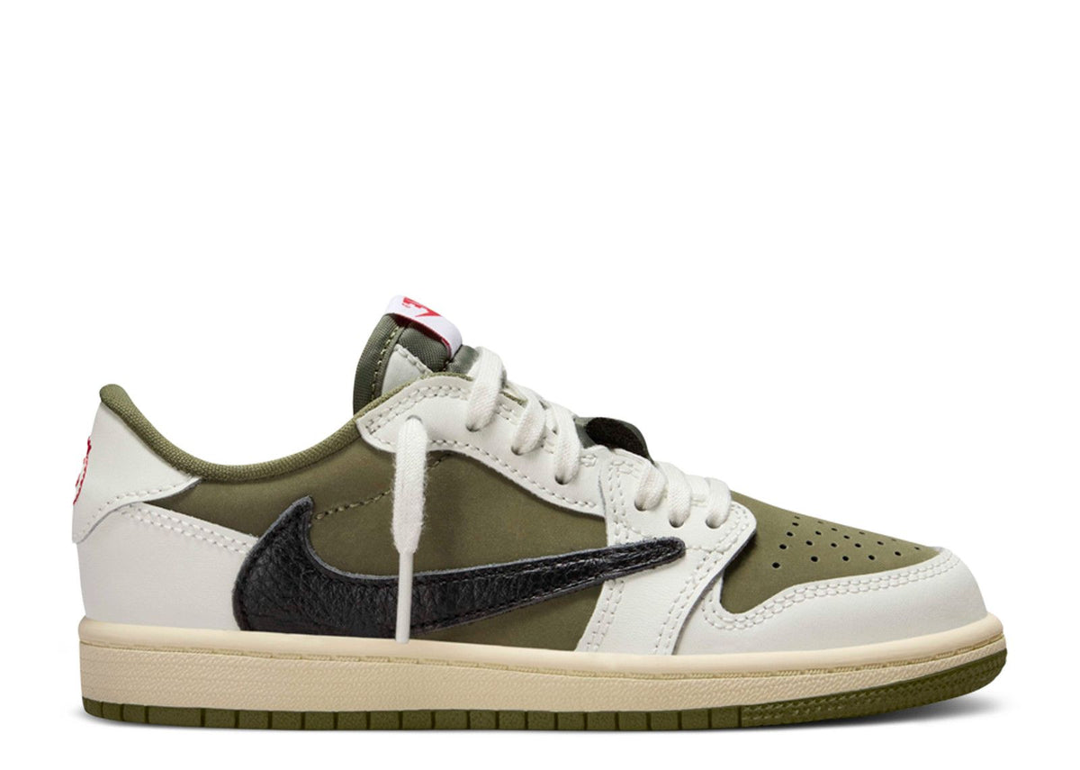 Travis Scott X Air Jordan 1 Low 'Medium Olive" TD/PS DO5442 200