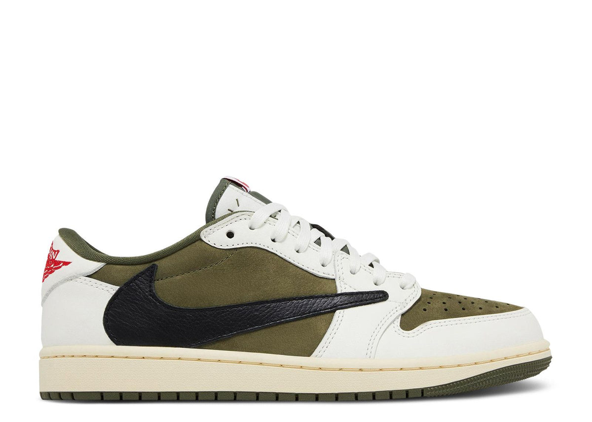 Travis Scott X Air Jordan 1 Low 'Medium Olive" DM7866 200