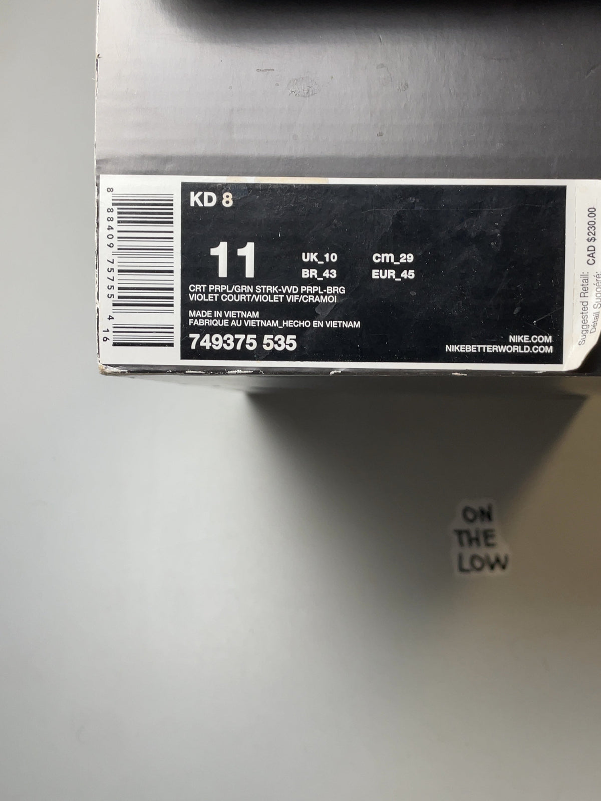 Nike KD 8 Suit (USED)