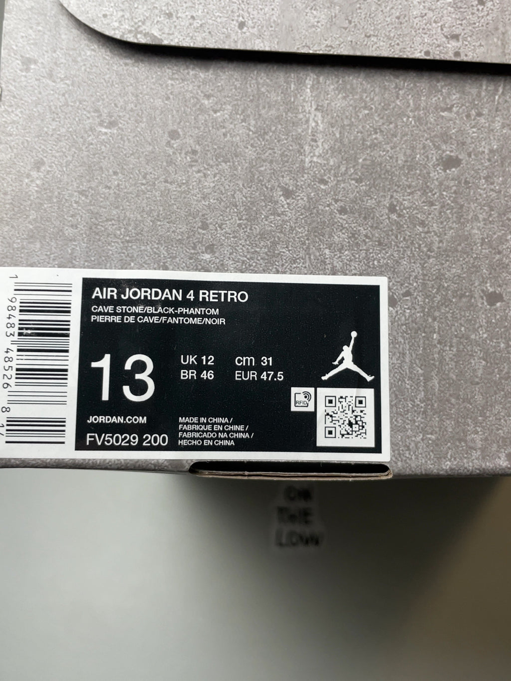 Jordan 4 Retro Cave Stone (USED)
