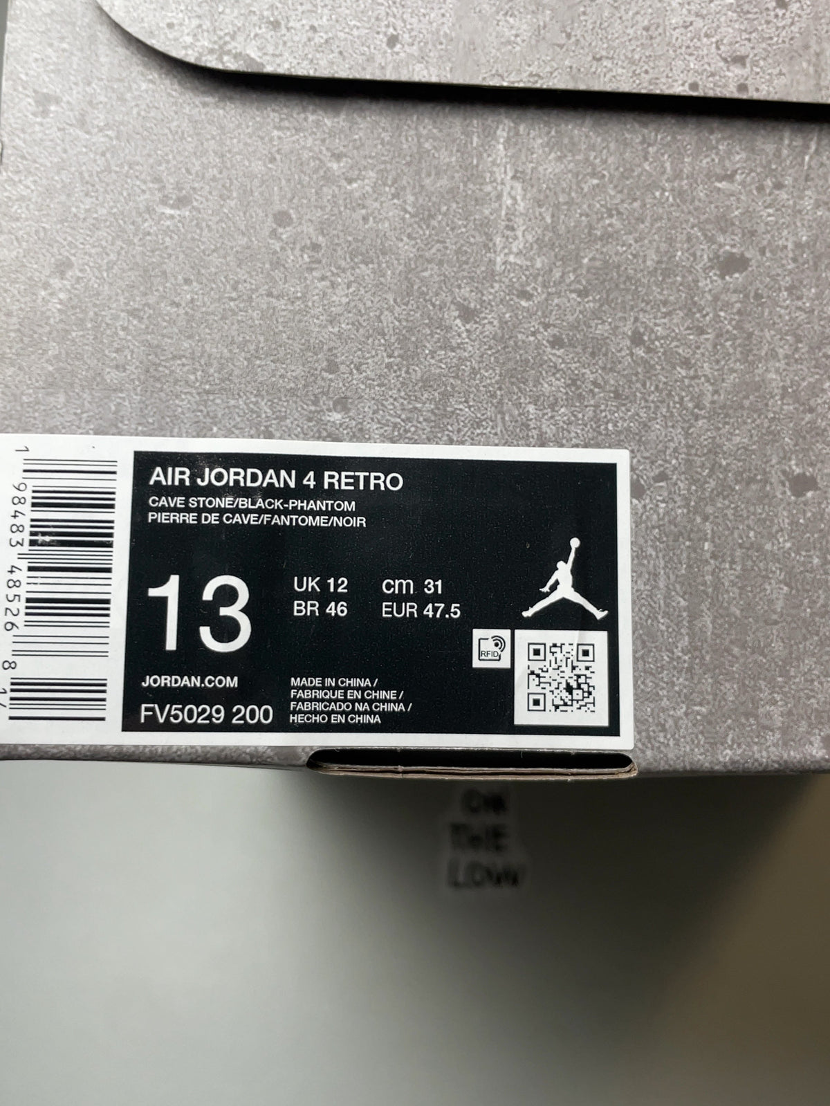 Jordan 4 Retro Cave Stone (USED)