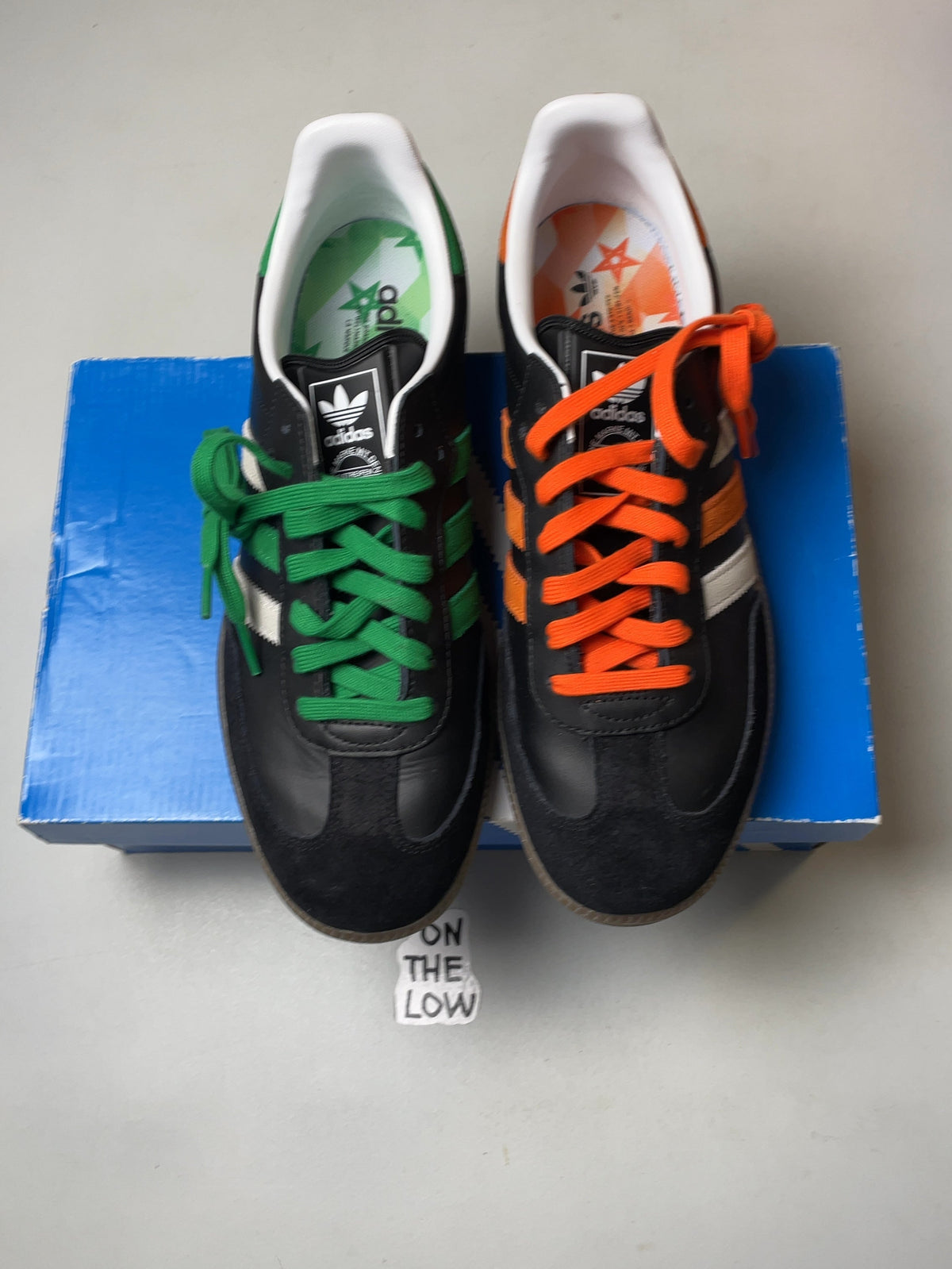Adidas Samba Black Orange Green