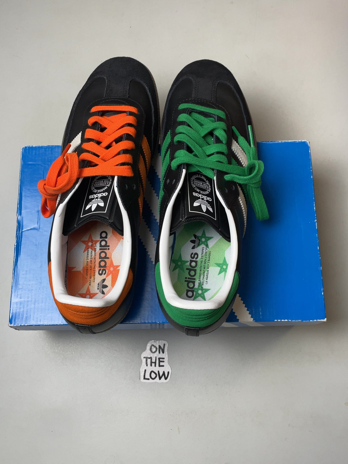 Adidas Samba Black Orange Green