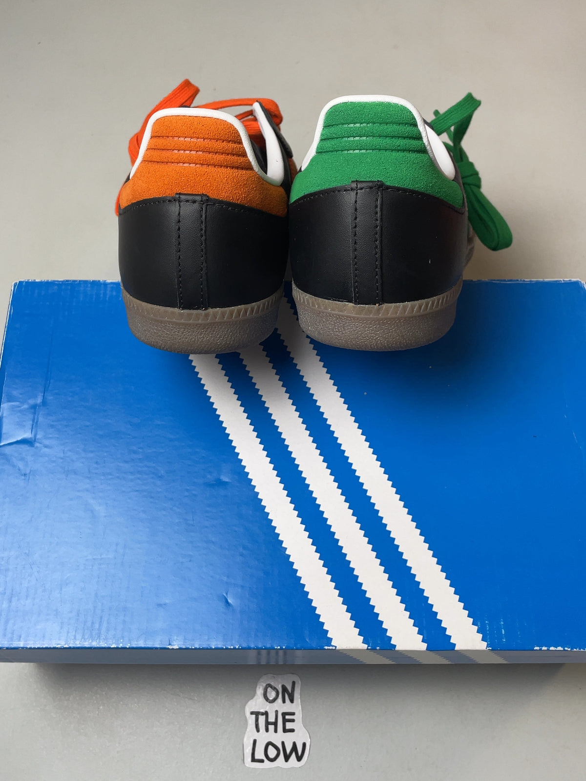 Adidas Samba Black Orange Green